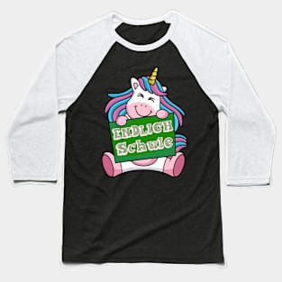 Schulstart Einhorn Endlich Schule 1. Klasse T shirt Baseball T-Shirt